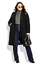 Effortless Chic Coat - black