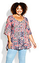 Plus Size Harper Coral Tunic