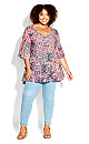 Plus Size Harper Coral Tunic