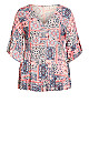 Plus Size Harper Coral Tunic