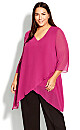 Plus Size Top Hanna Layered