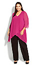 Plus Size Top Hanna Layered