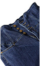 Harley Grace Corset Jean - dark denim