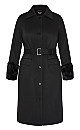 Penelope Coat - black