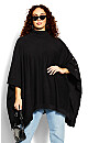 Emilia Cape - black