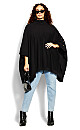 Emilia Cape - black