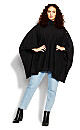 Emilia Cape - black