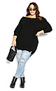 Intertwine Jumper - black