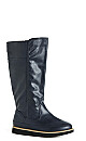 WIDE FIT Skylar Tall Boot - navy