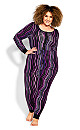 Plus Size Print Onesie