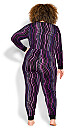 Plus Size Print Onesie