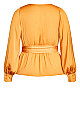 Plus Size Top Opulent - honey