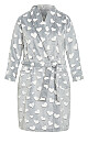 Hearts Robe - grey