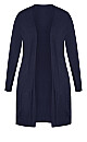 Plus Size Meadow Mews Navy Knitted Cardigan