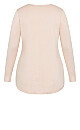 Plus Size Sequinela Jumper - blush