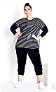 Plus Size Lizzy Top - black