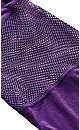 Mesh Sleeve Top - purple