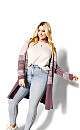 Plus Size Camryn Cardigan - plum