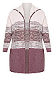 Plus Size Camryn Cardigan - plum