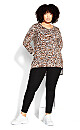 Plus Size Nala Top - toffee