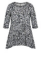 Plus Size Nala Tunic Dress - black