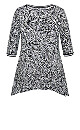 Plus Size Nala Tunic Dress - black