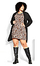 Plus Size Nala Tunic Dress - toffee