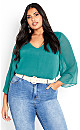 Rosie Layer Top - Teal