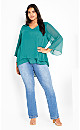 Rosie Layer Top - Teal