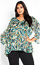 Rosie Layer Print Top - Papillon