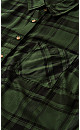 Kylee Plaid Shirt - olive