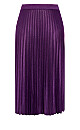 Pleat Knit Skirt - purple