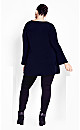 Brenda Placement Tunic - navy