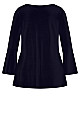 Brenda Placement Tunic - navy