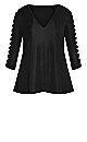 TUNIC GLAM SLV DETAI