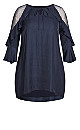 Margot Tunic Dress - navy