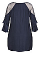 Margot Tunic Dress - navy