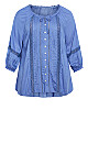 Plus Size Liana Lace Blouse