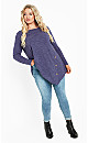 Hannah Rib Tunic - blue