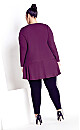 Plus Size Zee Tunic - plum