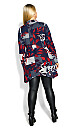 Plus Size Hayes Print Tunic - navy