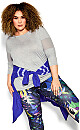 Plus Size Top Sade 3/4 Slv