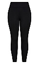 Pull On Ponte Pant Black - tall