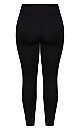 Pull On Ponte Pant Black - tall