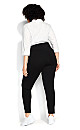 Pull On Ponte Pant Black - tall