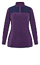 Polar Fleece Pull Over - plum