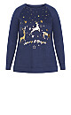 Donner Sweat Top - navy