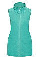 Plus Size Polar Fleece Vest - teal