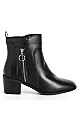 WIDE FIT Melda Ankle Boot - black