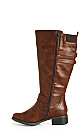 WIDE FIT Mavis Tall Boot - brown